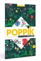 Poppik Les fleurs, 1 poster + 72 stickers repositionnables