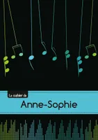 Le carnet d'Anne-Sophie - Musique, 48p, A5