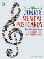 Junior Musical Postcards for Alto Saxophone, Avec audio en ligne