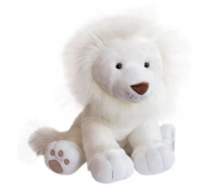 Lion des neiges 60 cm Peluches