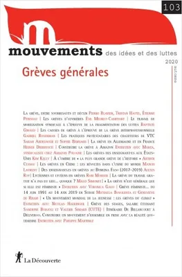 Revue Mouvements numéro 103 Grèves générales