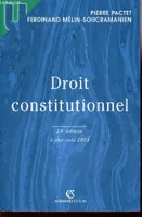 DROIT CONSTITUTIONNEL - A JOUR AOUT 2005 - 24e EDITION.