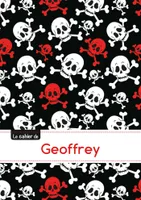 Le carnet de Geoffrey - Blanc, 96p, A5 - Têtes de mort