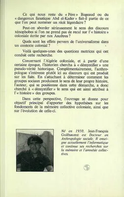 Les mythes fondateurs de l'Algérie française