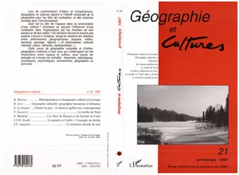 Géographie et cultures n°21