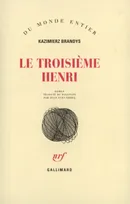 Le Troisième Henri, roman