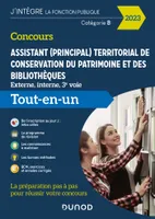 Concours Assistant (principal) territorial de conservation du patrimoine et des bibliothèques - 2023, Tout en un - Concours 2023