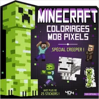 Minecraft - Coloriages Mob pixels - Creeper