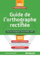 Guide de l'orthographe rectifiée, Concours enseignant master MEEF ESPE