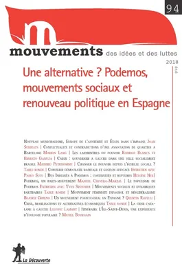 Revue Mouvements numéro 94 L'alternative ? Podemos et le mouvement social en Espagne