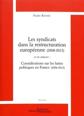 Les syndicats dans la restructuration européenne (2008-2015), Considérations sur les luttes politiques en France (2006-2012)