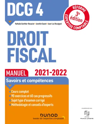 4, DCG 4 Droit fiscal - Manuel 2021-2022, Réforme Expertise comptable