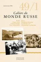 Cahiers du Monde russe, vol. 49 (1), Réformes et société en Asie centrale tsariste et soviétique