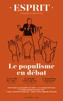 Esprit - Le populisme en débat, Avril 2020