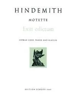 13 Motetten, Nr. 1 Exit edictum (Luk. 2, 1-14). soprano or tenor and piano.