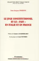 LE JUGE CONSTITUTIONNEL ET LE 