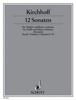 Twelve Sonatas, violin and basso continuo.