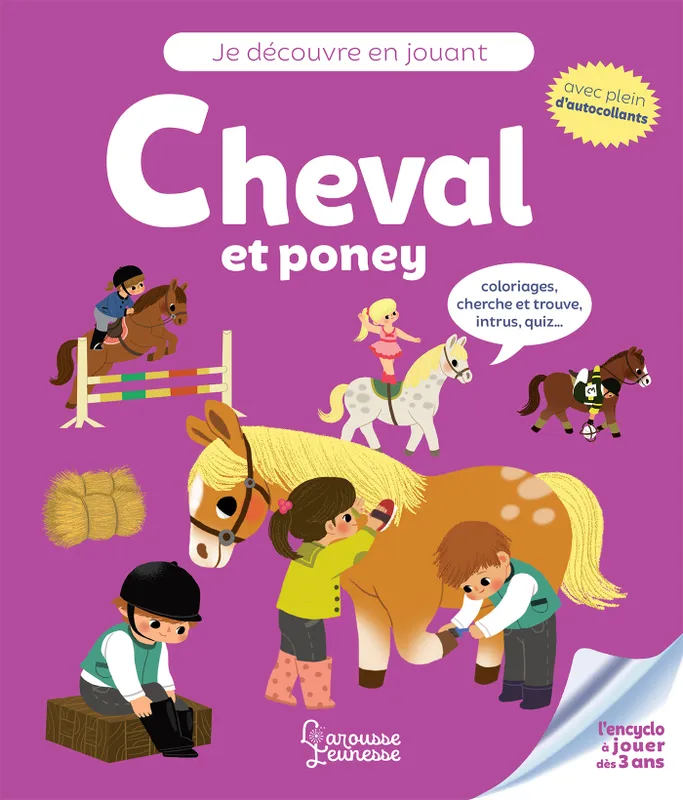 Livres Jeunesse Loisirs et activités Je découvre en jouant : Cheval et poney Aurore Meyer