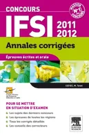 Concours infirmiers 2011/2012 - Annales corrigées