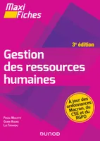 Maxi Fiches - Gestion des ressources humaines - 3e éd.