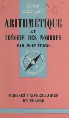Arithmétique et théorie des nombres