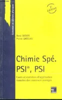 Chimie Spé PSI*, PSI
