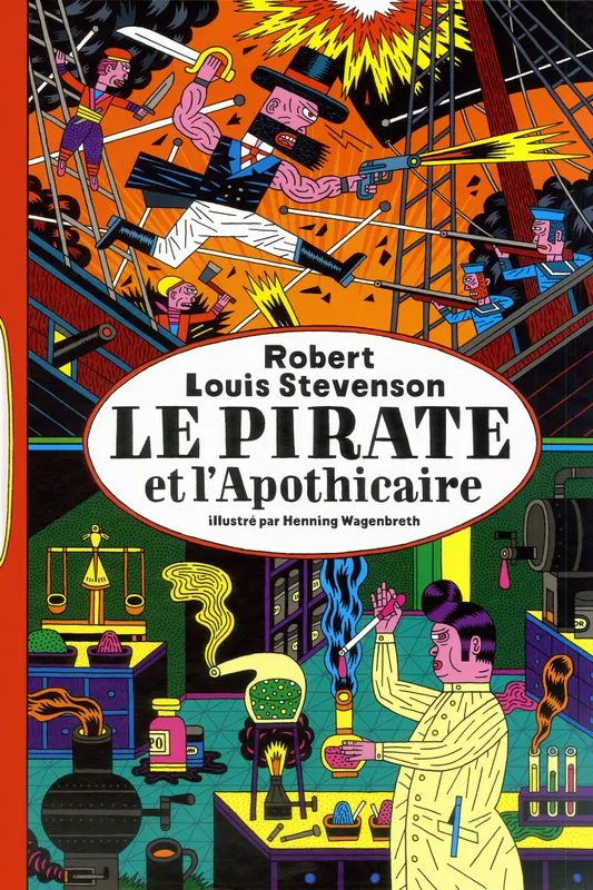 Livres Jeunesse de 3 à 6 ans Albums Le Pirate et l’Apothicaire, Une histoire édifiante Robert Louis Stevenson