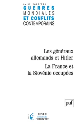 GMCC 2009, n° 234, Les  généraux allemands et Hitler - France et la Slovénie occupés