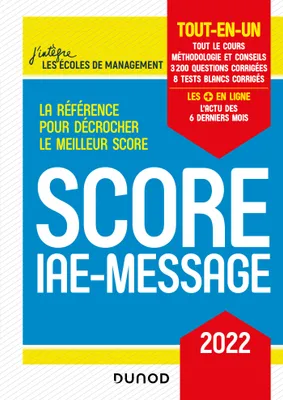 Score IAE-Message - 2022 - Tout-en-un, Tout-en-un