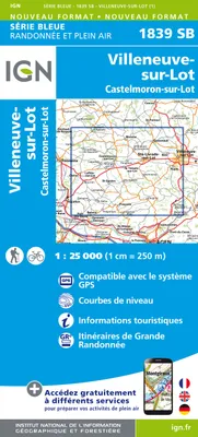 Série bleue [nouveau format], 1839 SB, Villeneuve-sur-Lot - Castelmoron-sur-Lot