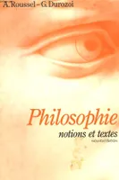 Philosophie, notions et textes