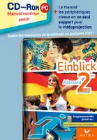 Einblick Allemand 2de éd. 2010, Pack de 3 CD ROM manuel numérique enrichi version utilisateur