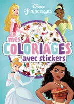 DISNEY PRINCESSES - Mes coloriages avec stickers