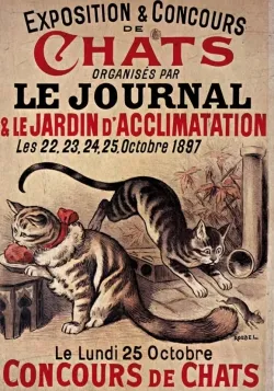 Carnet ligné ligné Exposition et concours de chats