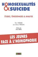 Homosexualités & suicide - études, témoignages et analyse, études, témoignages et analyse