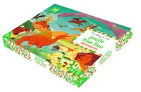 puzzle frise fluo dinosaures - 150 pièces
