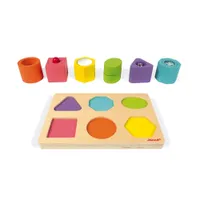 Jeux et Jouets Éveil Jeux d'éveil Puzzle 6 cubes sensoriels Jeux éducatifs