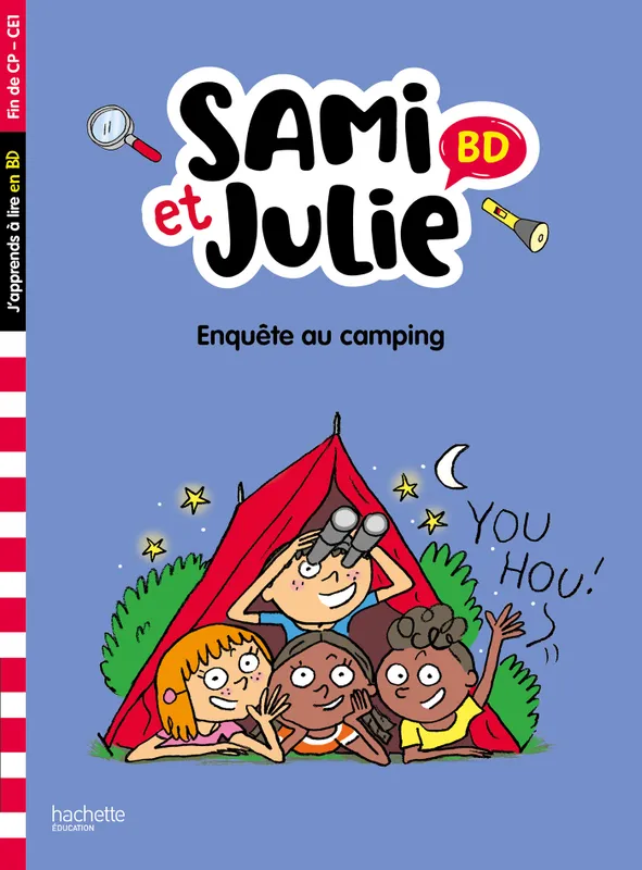 Jeux et Jouets Livres Livres pour les  6-9 ans Premières lectures Sami et Julie BD Fin de CP- CE1 - Enquête au camping Emmanuelle Massonaud, Thérèse Bonté