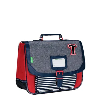 CARTABLE TEDDY 35 GRIS/ROUGE