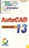 Autocad pour DOS13
