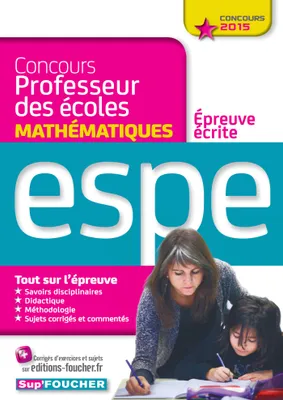 Concours Professeur des écoles - Epreuve écrite de Mathématiques - Concours 2015 - Nº01