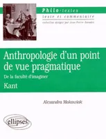 Kant, Anthropologie d'un point de vue pragmatique ('De la faculté d'imaginer'), 
