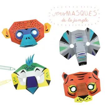 Kit créatif Mes masques de la jungle