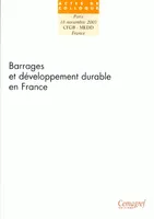 Barrages et développement durable en France