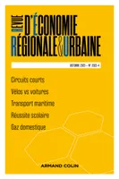 Revue d'économie régionale et urbaine Nº4/2023, Varia