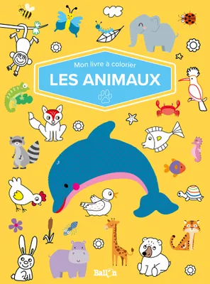 Mon livre à colorier - Les animaux