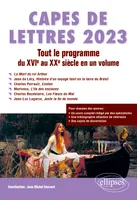 CAPES de Lettres 2023, Tout le programme en un volume