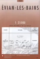 Carte nationale de la Suisse, 1263, Evian-les-Bains 1263