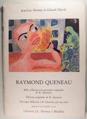 Raymond Queneau (vente) : gouaches, éditions originales, ouvrages dédicacés à R. Queneau.