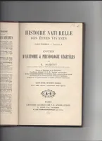 Histoire naturelle des etres vivants tome premier fascicule II cours d'anatomie et physiologie vegetales